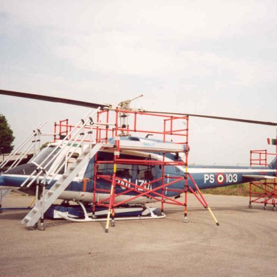 FIBERGLASS SCAFFOLDS GENEX UNITEC CON SPAN400 39 ELICOPTER