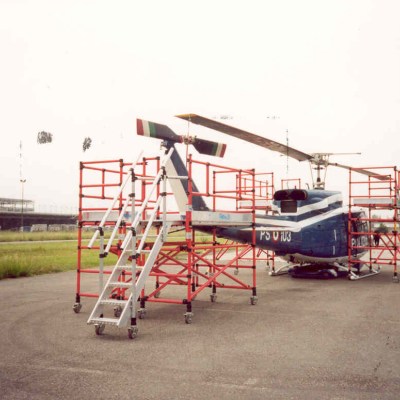 FIBERGLASS SCAFFOLDS GENEX UNITEC CON SPAN400 40 ELICOPTER
