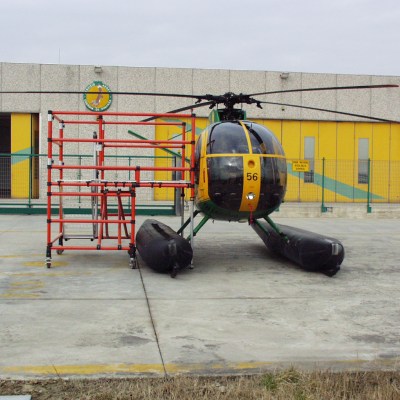 FIBERGLASS SCAFFOLDS GENEX UNITEC CON SPAN400 41 ELICOPTER
