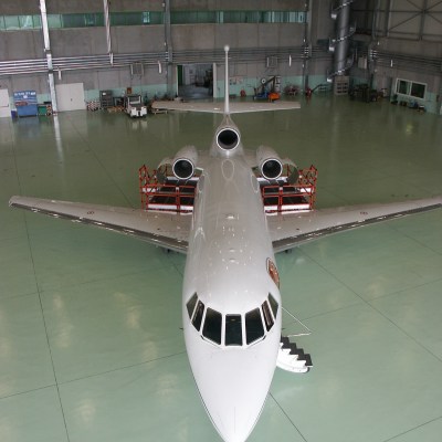 FIBERGLASS SCAFFOLDS GENEX UNITEC CON SPAN400 AEREOSPACE PLANE MAINTENANCE 21